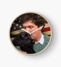 Tucker Carlson #19 Clock