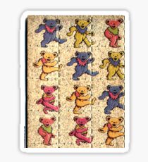 Greatfull Dead Teddy Bears Detail Sticker