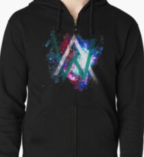 alan walker Zipped Hoodie