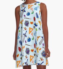 Zelda ocarina of time pattern A-Line Dress