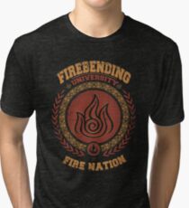 Firebending university Tri-blend T-Shirt