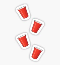 Solo Cup Pattern Sticker