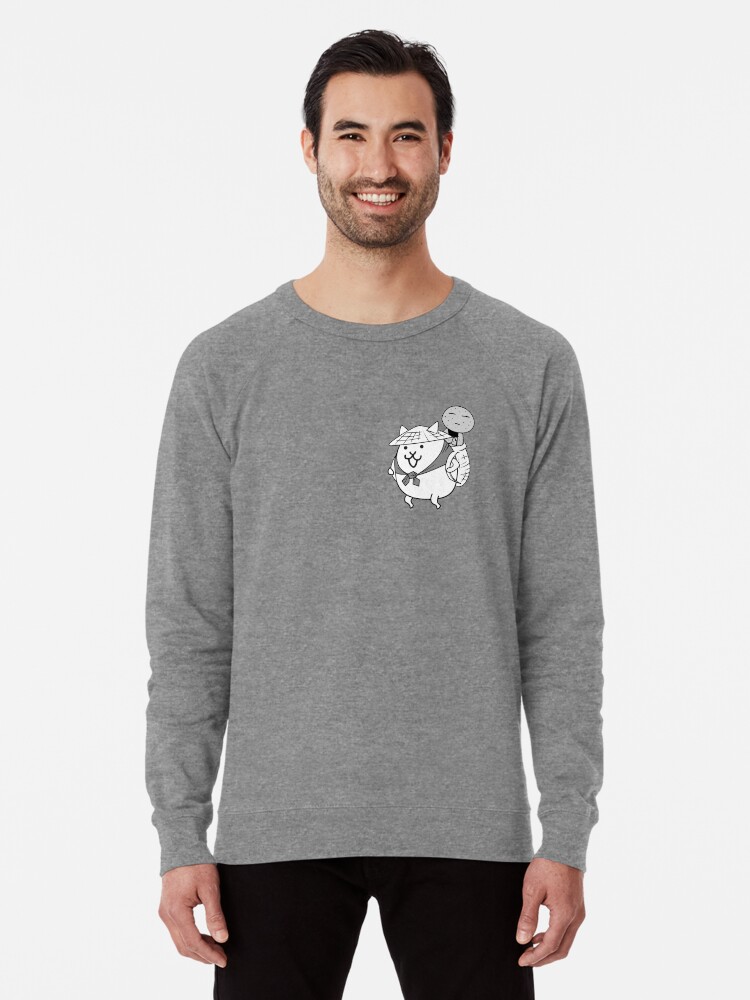 Kasa Jizo Uber Rare Cat Battle Cats Lightweight Sweatshirt By