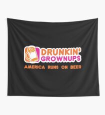 Drunkin Grownups (America Version) Wall Tapestry