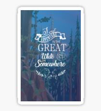 Beauty and The Beast Sticker