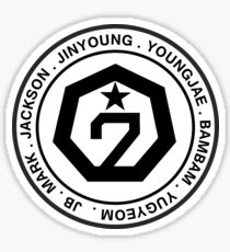 member name GOT7 Sticker