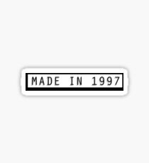 Made in 1997 Sticker