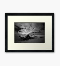 Bunbeg Shipwreck Framed Print