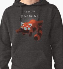 Red panda day Pullover Hoodie