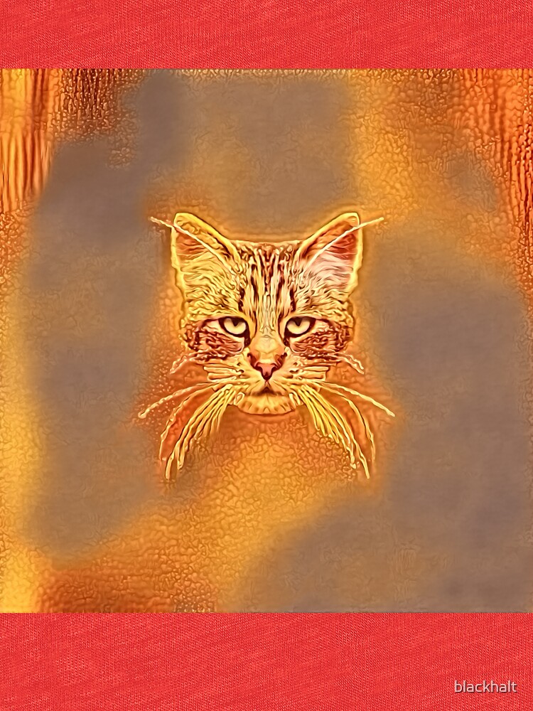 Golden Cat #Art by blackhalt