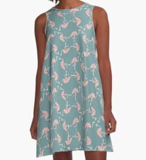 Flamingo Ave. A-Line Dress