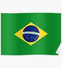 Brazil Flag Poster