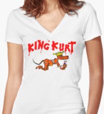 Rack & Ruin Women's Fitted V-Neck T-Shirt
