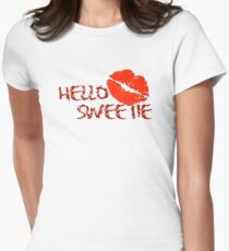 Hello Sweetie Women's Fitted T-Shirt