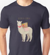 Alpaka-Mittagessen Slim Fit T-Shirt