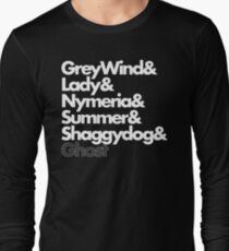 Stark Direwolves Long Sleeve T-Shirt