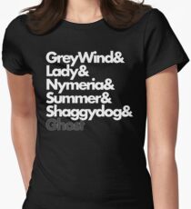 Stark Direwolves Women's Fitted T-Shirt