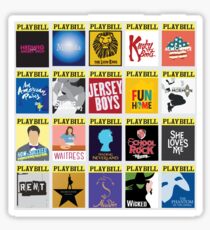 Playbill Collage Sticker