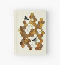 Golden Honeycomb Hardcover Journal