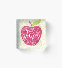 Vegan Acrylic Block