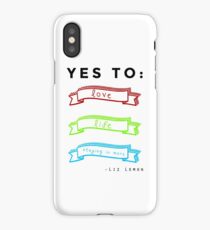Love, Life, and Staying In More iPhone Case