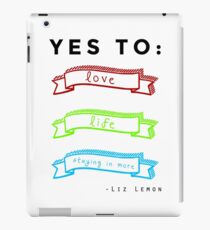 Love, Life, and Staying In More iPad Case/Skin