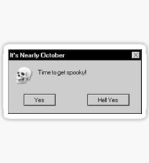 Time to Get Spooky! Sticker