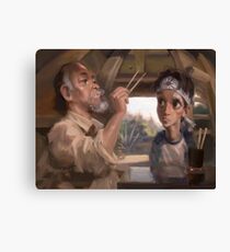 Karate Kid - Man who catch fly with chopstick accomplish anything Canvas Print