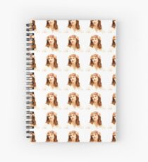 Hayley Atwell Flower Crown Spiral Notebook