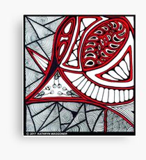 Red & Black Canvas Print