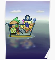 Shopping Cart Pirates Poster