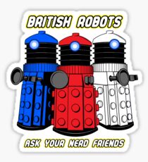 British Robots Sticker