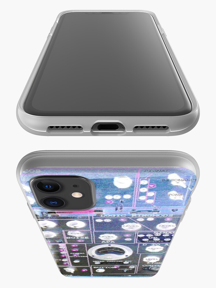 Alternate view of Bat Synth Map iPhone Case & Cover