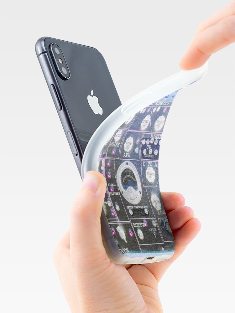 Alternate view of Bat Synth Map iPhone Case & Cover
