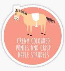 Sound of music pony Sticker