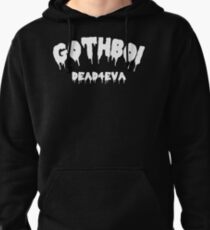Gothboi Goth Dark Streetwear Tumblr Design Pullover Hoodie