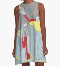 Spontaneous Combustion A-Line Dress