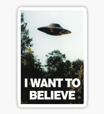I Want To Believe Sticker