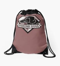 Metal Gear Solid V - Diamond Dogs (Monchromatic) Drawstring Bag