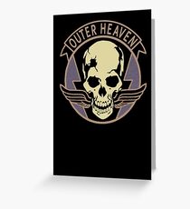 Metal Gear Solid V - Outer Heaven (Black) Greeting Card