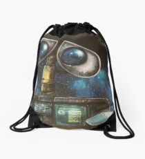 WALL-E Robot Painting Drawstring Bag