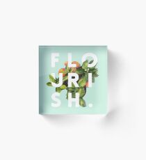 Bloque acrílico Florecer #redbubble #home #designer #tech #lifestyle #fashion #style