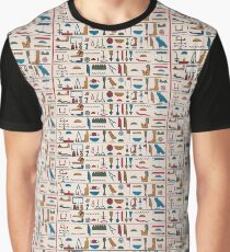 Egyptian Hieroglyphs Graphic T-Shirt