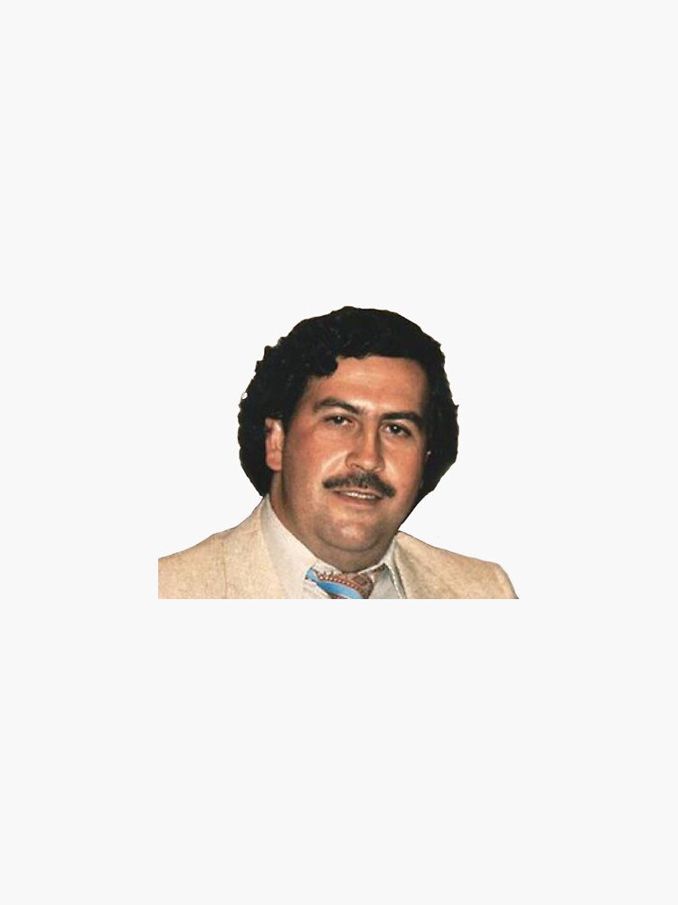 "Pablo Escobar " Sticker by solocica Redbubble