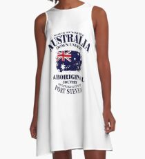 Australia Flag A-Line Dress