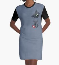 Pocket Pal Graphic T-Shirt Dress