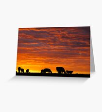 Glorious Grazing Greeting Card