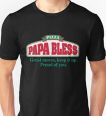 PAPA BLESS PIZZA (Parody T-shirt) Unisex T-Shirt