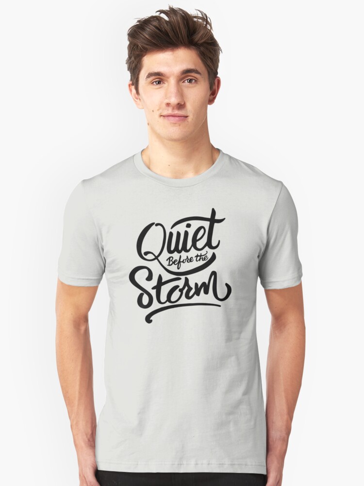 Alternate view of Quiet before the storm Slim Fit T-Shirt