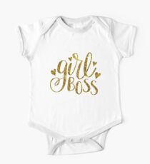Girl Boss | Golden Feminism One Piece - Short Sleeve